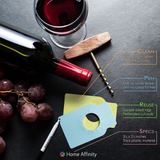 Reusable Multi-Color Plastic Wine Bottle Tags - 200 Count Plain Plastic Wine Cellar Labels