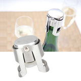 3-pc Stainless Steel Latch and Silicone Wine Bottle Sealer/Stopper